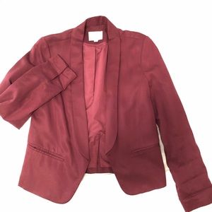 Loft Maroon Blazer